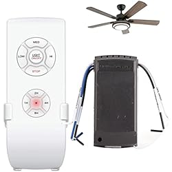 Potenciometro Ventilador Techo Qcwwy Kit de Control Remoto para Ventilador de Techo, WiFi Inteligente Control Remoto de Luz de Ventilador de Techo Universal con Velocidades de Ventilador y Función de Control de