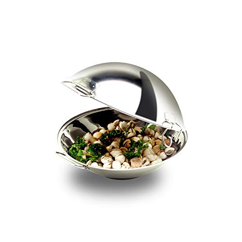 Image of Artame ART32804 Cataplana Casserole Dish Stainless Steel 36 cm