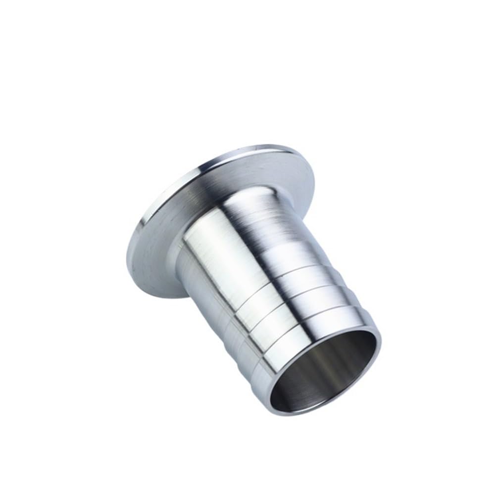 High Thermal Conductivity 304 Sanitary Pipe Barb for 1.5/2 Inch Tri Clamp - Durable and Versatile Connection,1pcs