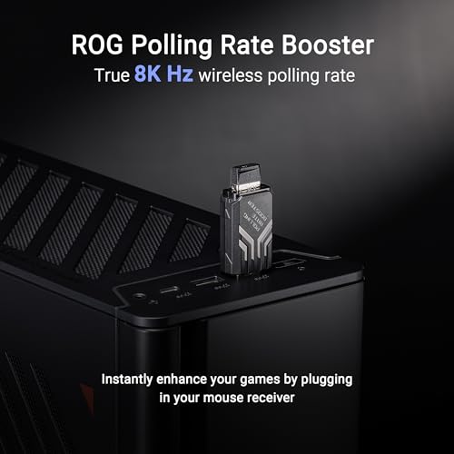 ASUS ROG Harpe Ace Extreme Wireless Esports Gaming Mouse – Carbon Fiber Build, 47g Lightweight, Tri-Mode Connectivity, 42K DPI, up to 70Hr Battery, Glass Skates, Pro-Approved, PC/Mac Support - Black by Asus - Image 4