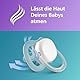 Philips Avent ultra air Schnuller - 2er Pack, BPA-freier, atmungsaktiver Schnuller für Babys ab 18 Monaten, inklusive Transport- und Sterilisationsbox, Wal/Wal (Modell SCF349/24)