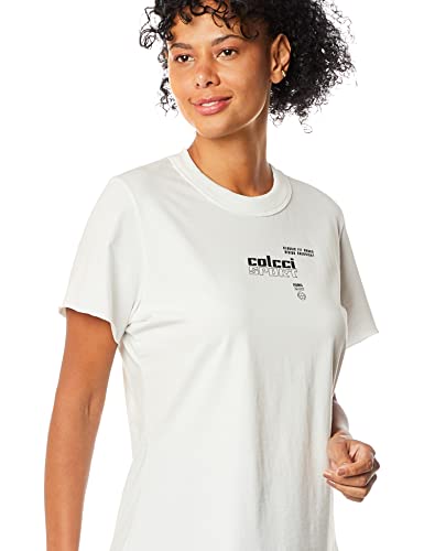 Camiseta com Estampa Colcci Sports Feminino Off Shell GG