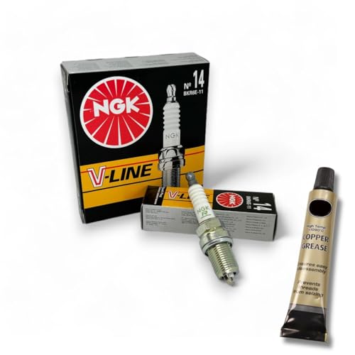 4x Zündkerzen V-Line passt für Honda Jazz II 1.2/1.3/1.4 Bj. 2002-2008