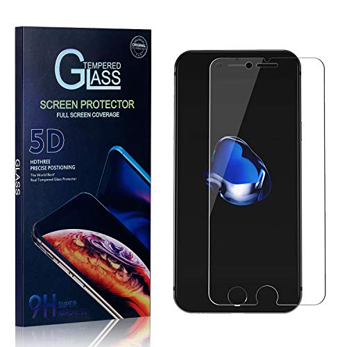 Bear Village Screen Protector for iPhone SE 2020 /iPhone 7 /iPhone 8, 99.99% Clarity Tempered Glass Protector, 9H Hardness Screen Protector Glass for iPhone SE 2020 /iPhone 6S /iPhone 6, 1 Pack