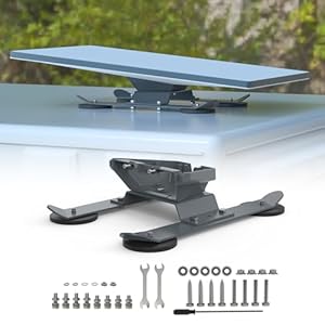 TIUIHU Starlink Gen 3 magnetische houder, Starlink V3-dak, anti-diefstalhouder voor Starlink Internet Kit Satellite Flat Standard Dishy Mount Kit voor campers, bestelwagens, boten, jachten,
