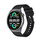 Relogio smartwatch feminino 1.43“ tela hd amoled touch ip68 à prova d‘