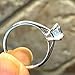Natural Rocks by Kala Genuine Rainbow Moonstone 925 Solid Sterling Silver Engagement Ring Size 6, 7, 8, 9, 10