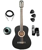 Violão Canhoto Eletroacústico Clássico Denver Memphis (BKS)