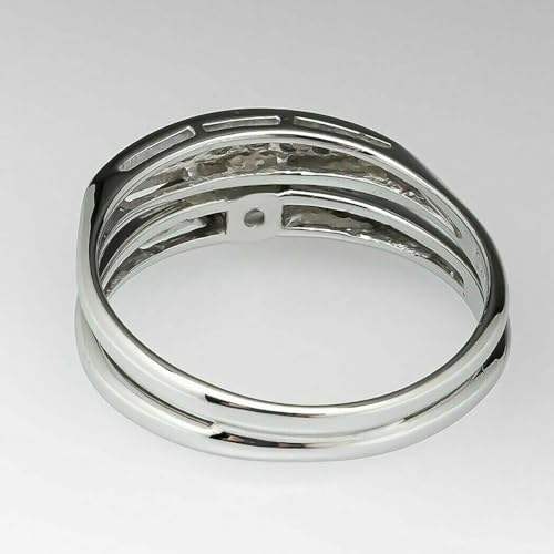 Exquisite Bridal Sets 2Pcs Rings for Women Bright Cubic Zirconia Wedding Jewelry4