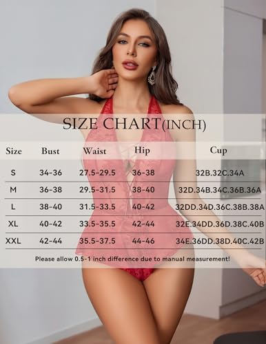 Women's Lingerie Halter Teddy - image 6
