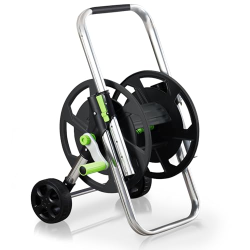 Garden Hose Reel Cart, Holds 75-150 Feet of 5/8-Inch...