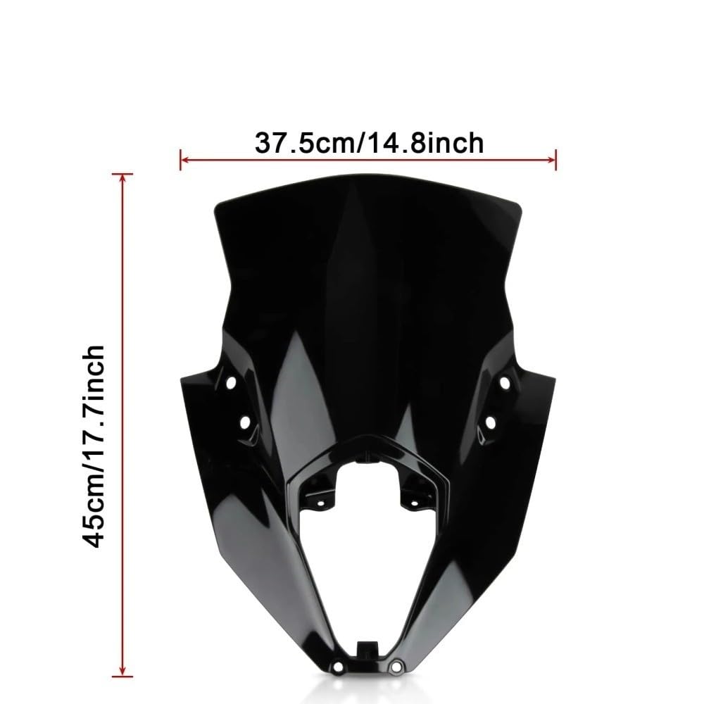 Dla Kawasaki Ninja 650 ER6F 2020-2024 Owiewka Motocyklowa Szyba Motocyklowa