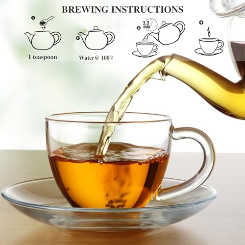 Image of Sancha Tea Boutique, Christmas White Tea, 15 Pyramid Bags | Festive Blend of White Silver Needles with Ginger, Nutmeg, Cinnamon & Clove | Holiday Limited Edition Gift