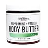 Peppermint-Vanilla-Whipped-Body-Butter-Hydrating-Cream-for-Dry-Skin-with-Shea-Butter-Scented-with-100-Pure-Essential-Oils-Paraben-Free-Non-Greasy-No-Synthetic-Fragrances-8-oz Better Shea Butter Whipped Body Butter for Women - PEPPERMINT VANILLA Body Lotion - Whipped Body Cream for Dry Skin - Paraben-Free, Non-Greasy Body Cream - Vanilla Peppermint Body Butter 8 oz