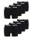 Produktbild HEAD Herren Boxershorts Cotton Stretch 891003001 8er Pack, Farbe:Schwarz, Wäschegröße:L, Menge:8er Pack (4X 2er Pack), Artikel:-200 Black