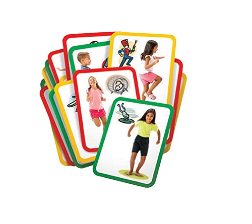Roylco Busy Body Gross-Motor Action Cards - Set of 16