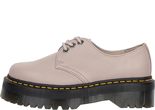 Image of Dr. Martens Womens 1461 Quad Smooth Leather Platform Shoes