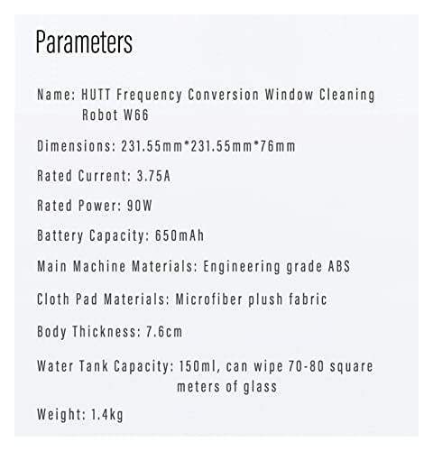 Samnuerly Smart Glass Cleaning Robotic Window Cleaner Robot Robotic Windows Cleaning Wiper Electric Vacuum Glass Washing Washer Home Appliance For Windows, Tiles, Bathrooms - Image 7