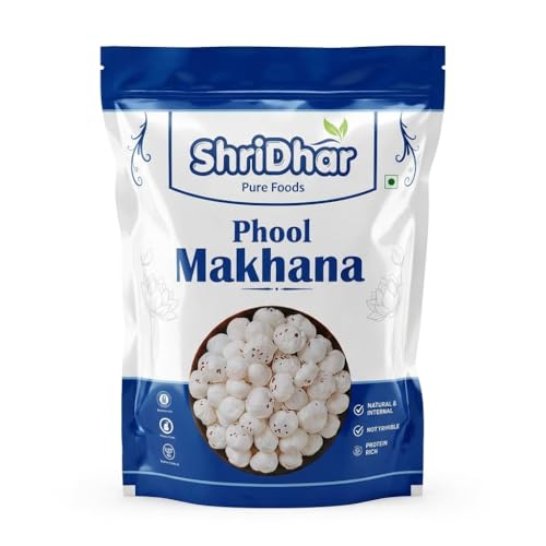 Shridhar Pure Foods Premium A+ Grade Phool Makhana 200g | Big Siz...