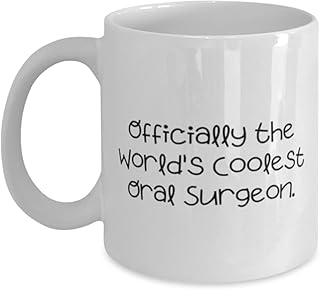 Inspire Oral surgeon Gifts, Officially the World's Coolest Oral, Birthday Gifts, 11oz 15oz Mug For Oral surgeon from Friends, Oral surgeon birthday present, Oral surgeon birthday gift ideas, Unique