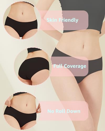 POPKOK Teen Girls Underwear Cotton Brief Panties 6 pack3