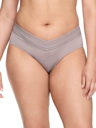 Image of Warner's womens No Pinching No Problems Dig-free Comfort Waist With Lace Microfiber Hipster 5609j