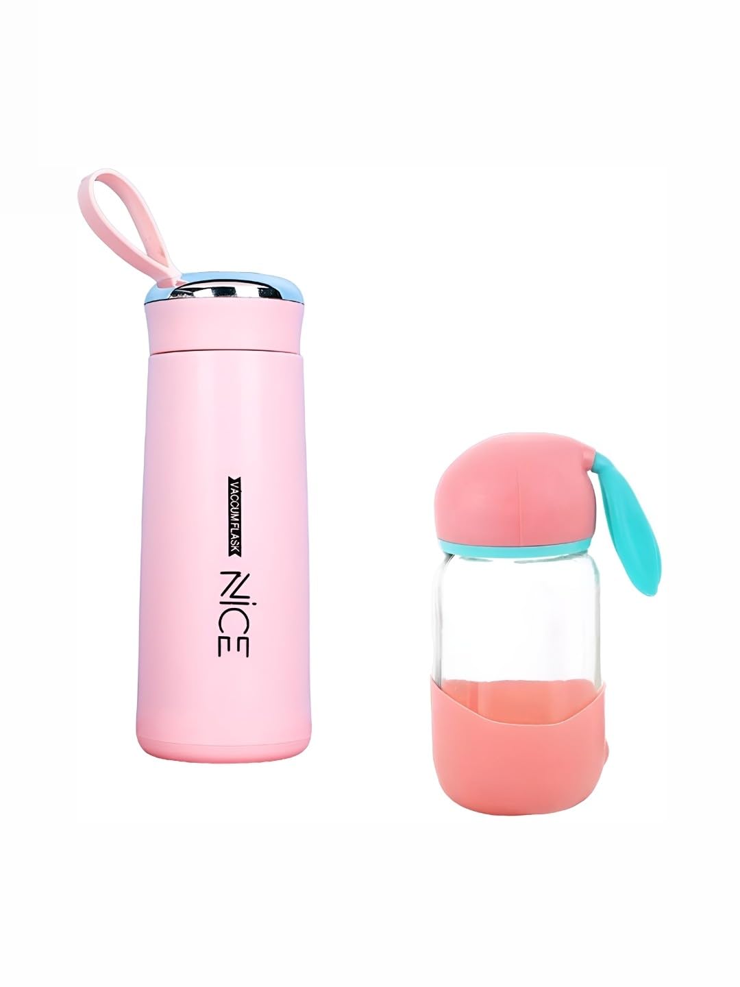 Bouteille d'eau en verre 500 ml au design épuré et verre haute résistance