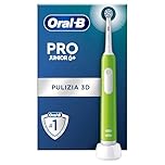 Oral-B Spazzolino Elettrico Ricaricabile Pro Junior Verde, Da 6 Anni In Su. 1 Spazzolino