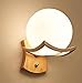 Produktbild MSFS Wandleuchten LED Ball Solide Holz Lampen und Wandlampen Gang Balkon Bad Wohnzimmer Schlafzimmer Nachttisch Einfach modern 220V