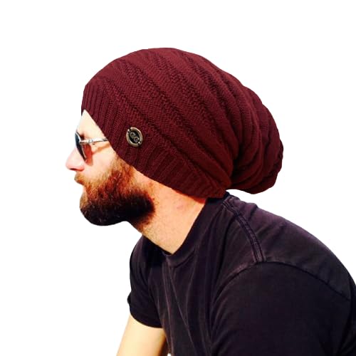 Image of 2023 Winter Beanie Hats Woolen Winter Beanie Cap for Men || 100% Woolen Boys Stylish Cap Woolen Cozy Cap for Men Warm Knit Hat Warmer Hat for Men Women Hat Solid Color Simple Woolen Hat Drop