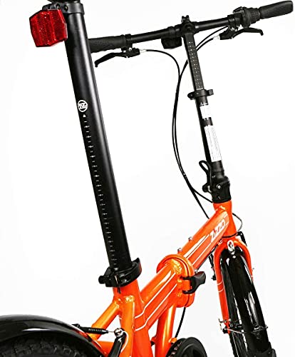 ZiZZO Via 20” Folding Bike-Lightweight Aluminum Frame