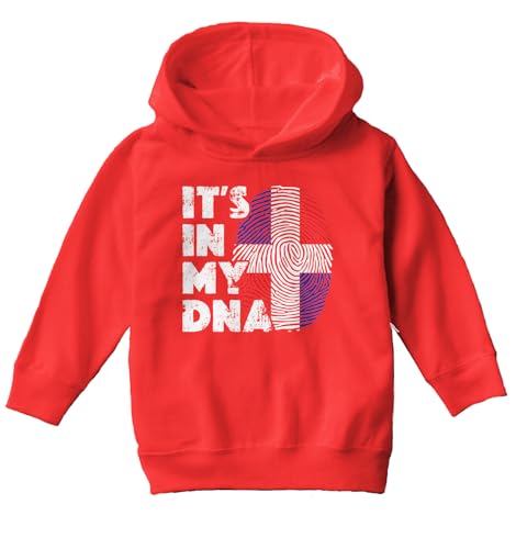 Haase Unlimited It's In My DNA Dominican Finger Print Toddler/Youth Fleece Hoodie2