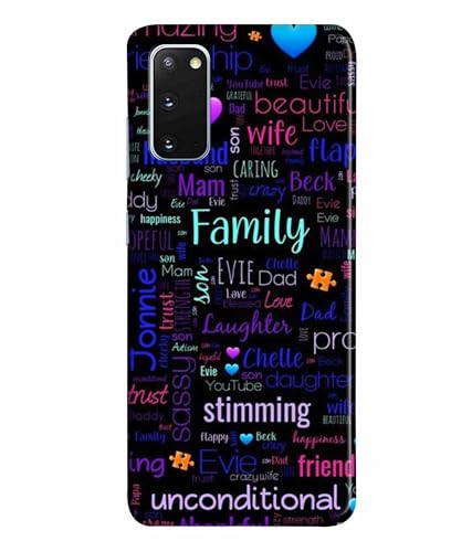 Image of Printed Hard Back Case Cover & Compatible for Samsung Galaxy S20 | Motivation Inspired Quotes (Multicolor) - D1208