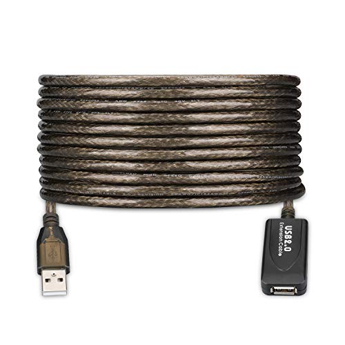 Super Brands USB 2.0 Type A Male to A Female Active Repeater Extension Cable 30ft, High Speed 480 Mbps (30FT-10M)