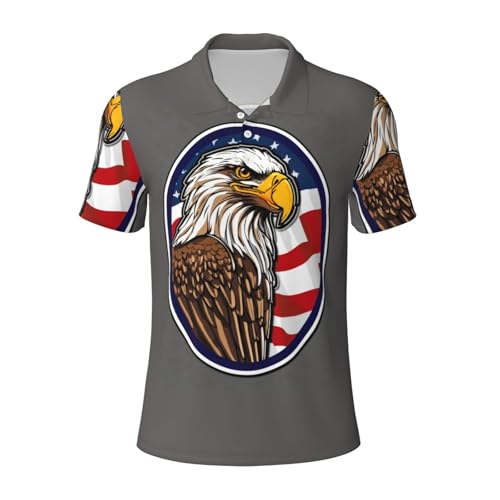 Chemise de golf homme manches courtes polo t-shirt aigle