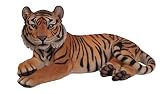 Hi-Line Gift Ltd Laying Down Tiger Statue, Yellow