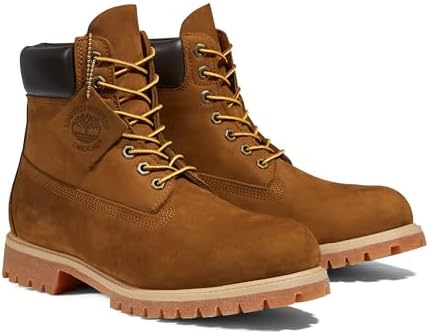 Timberland Men's Premium 6 Inch Lace Up Waterproof Boot, Dark