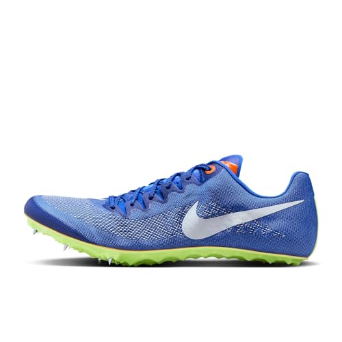 Nike Ja Fly 4 Track and Field Sprinting Spikes (DR2741-400, Racer Blue/Safety Orange/White) Size 14
