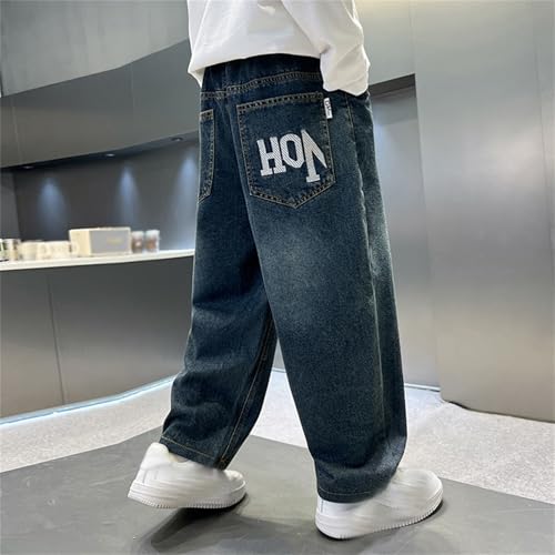 Jean décontracté jambe droite garçon fini les pantalons serrés avec cette coupe ample - 4