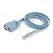 Uptell RJ45 8P8C Male to D-Sub RS232 DB9 Female Adapter Flat Cable 4.9Ft