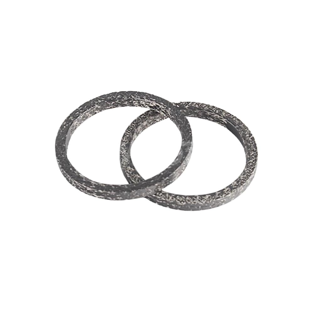 Motorcycle Exhaust Mount Gasket Ring 2 Pcs Compatible with Touring Twin Cam Sportster 883 1200 Custom 1984 Up 65324 83A