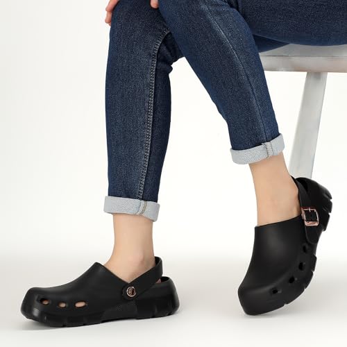 Image of CASSIEY Slip on Sandals Women Comfortable EVA Closed Toe Clogs