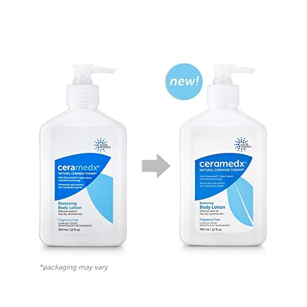 Ceramedx - Restoring Body Lotion | Natural Ceramide Lotion for Dry, Sensitive Skin | Cruelty Free, Vegan & Fragrance Free | 12 fl oz