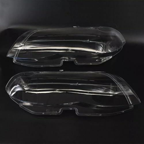 Abat-jour coque verre avant voiture haute transparence pour phares BMW X5 E53 04-06