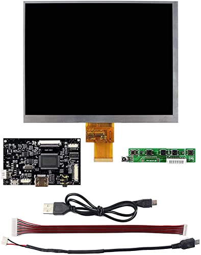 Image of VSDISPLAY 8 inch 1024X768 IPS LCD 8 inch HJ080IA-01E with Controller Board