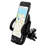 Car Phone Mount, Vent Cell Phone Holder, 3-Level Adjustable Car Mount, Upgrade Air Vent Phone Holder Clamp Arm, Mobile Phone Mount Compatible iPhone 11 Pro MAX/XS MAX/XR/XS/X/8/7/6 Plus etc