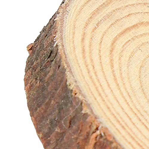 Natural Wood Slices Craft Unfinished Wood kit Circle Wooden Discs for Arts Wood Slices Christmas Ornaments DIY Crafts(5~6cm) - Image 3