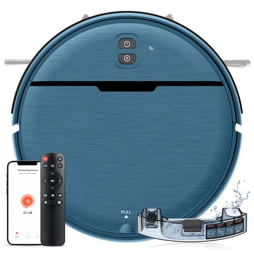Robot Vacuum & Mop Combo with App & Voice Control