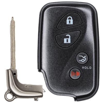 Replcament Smart Key Fob Compatible with Lexus HS250 2010-2012 FCC HYQ14ACX Part Number 89904-75030 8990475030 89904-50F90 8990450F90