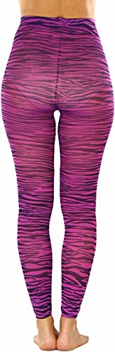 Image of ToBeInStyle Women's Footless Opaque Animal Zebra Tiger Tights Hosiery